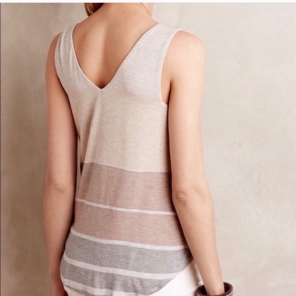 Anthropologie Striped Lissie Tank by Bordeaux - Picture 3 of 7